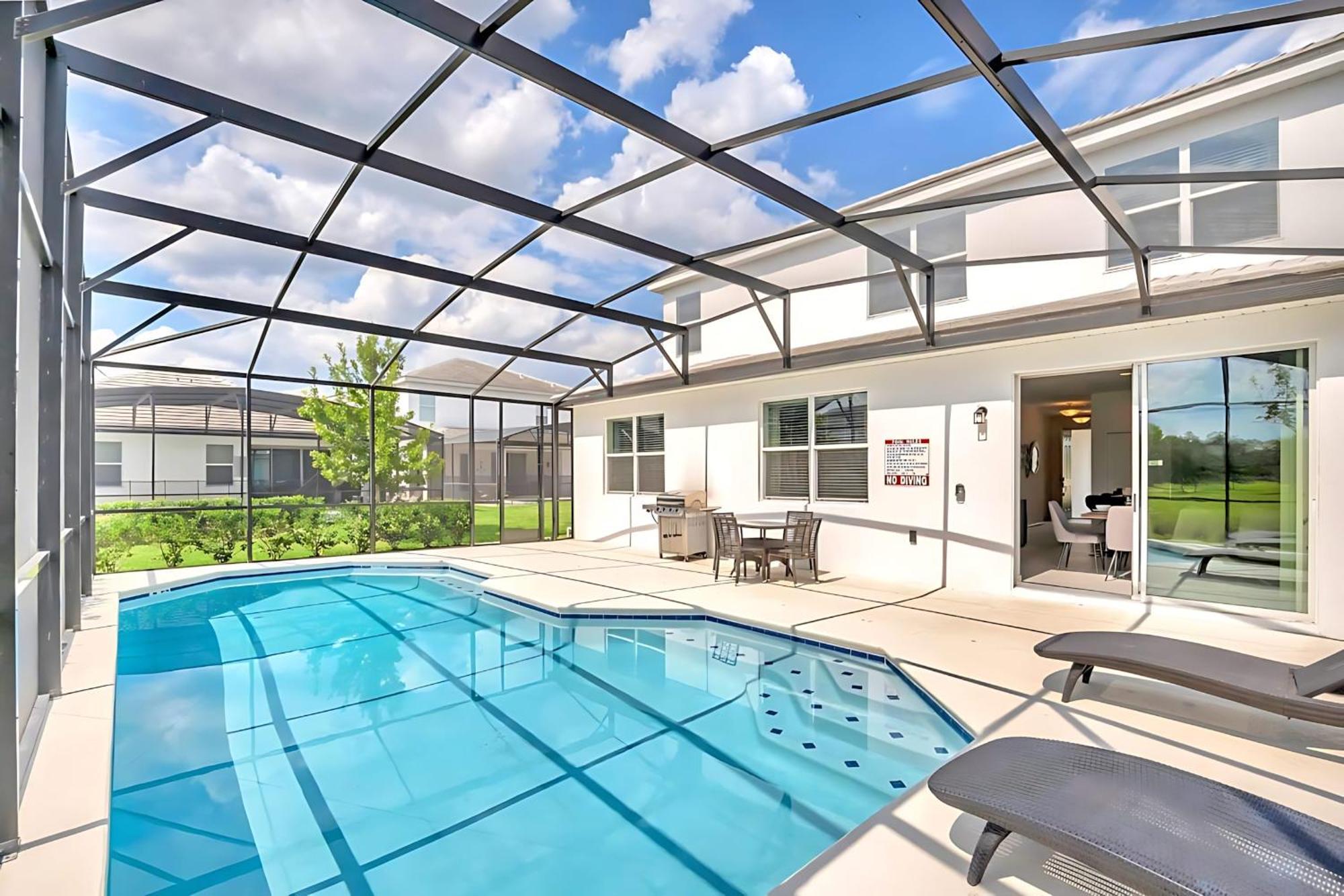 Family Resort - 6Br Mansion - Private Pool, Home Theater, Bbq And More คิสซิมมี ภายนอก รูปภาพ